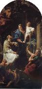 Pompeo Batoni Notre Dame, and the Son in St. John's Nepomuk painting
